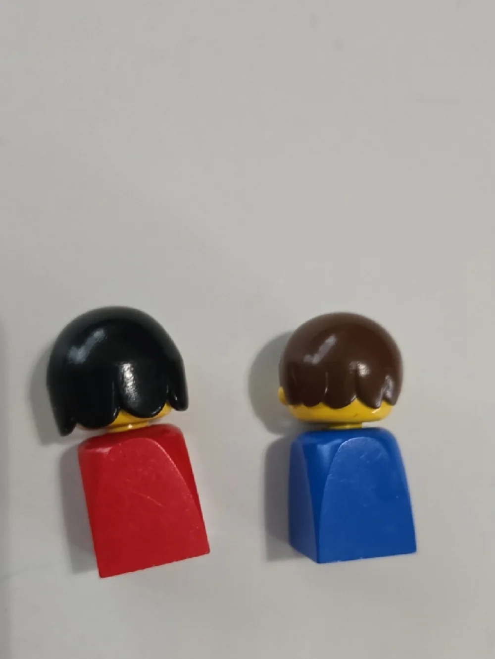 Vintage Lego Basic Figures - Lot of 2, Girl and Boy, 1985